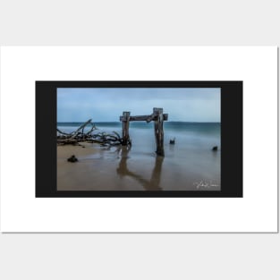 The Cattle Jetty, Observation Point, Point Nepean, Portsea, Mornington Peninsula, Victoria, Australia. Posters and Art